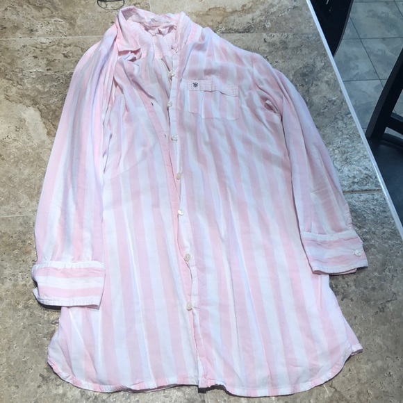 Victoria's Secret Other - Victoria Secret Stripe Night Shirt
